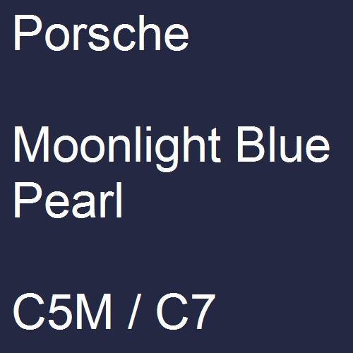 Porsche, Moonlight Blue Pearl, C5M / C7.